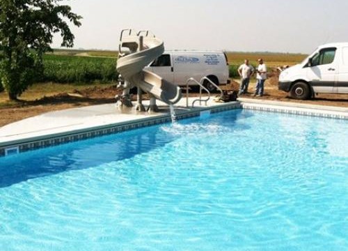 New home Construction with Inground Pool
